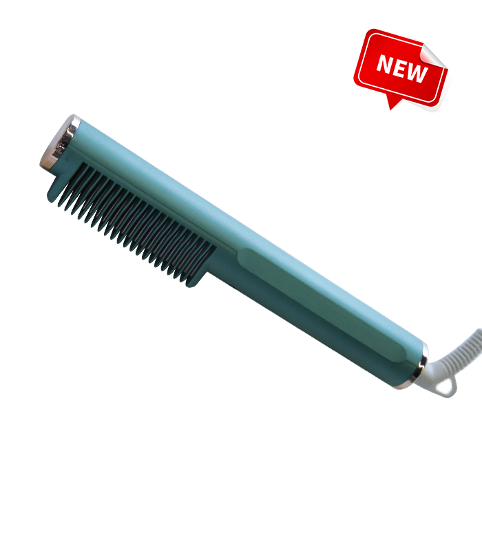 ZUOER ZR-009 Lược duỗi tóc tự nhiên Bàn chải duỗi tóc bán buôn với 6 cấp độ kiểm soát nhiệt độ